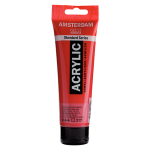 Royal Talens Amsterdam Acrylic Paint - (4.1oz/120ml) Transparent Red Medium