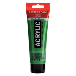 Royal Talens Amsterdam Acrylic Paint - (4.1oz/120ml) Permanent Green Light