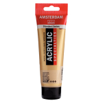Royal Talens Amsterdam Acrylic Paint - (4.1oz/120ml) Light Gold