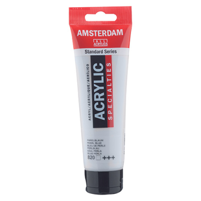 Royal Talens Amsterdam Acrylic Paint - (4.1oz/120ml) Pearl Blue