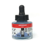 Royal Talens Amsterdam Acrylic Ink - (1oz/30ml) Greyish Blue