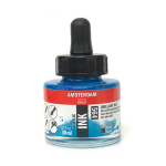 Royal Talens Amsterdam Acrylic Ink - (1oz/30ml) Brilliant Blue