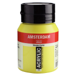 Royal Talens Amsterdam Acrylic Paint - (16.9oz/500ml) Greenish Yellow