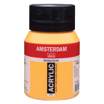 Royal Talens Amsterdam Acrylic Paint - (16.9oz/500ml) Gold Yellow