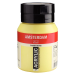 Royal Talens Amsterdam Acrylic Paint - (16.9oz/500ml) Nickel Titanium Yellow