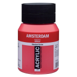 Royal Talens Amsterdam Acrylic Paint - (16.9oz/500ml) Transparent Red Medium
