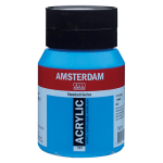 Royal Talens Amsterdam Acrylic Paint - (16.9oz/500ml) Manganese Blue