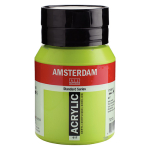 Royal Talens Amsterdam Acrylic Paint - (16.9oz/500ml) Yellowish Green