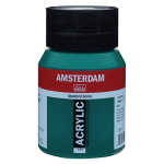 Royal Talens Amsterdam Acrylic Paint - (16.9oz/500ml) Phthalo Green