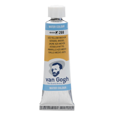 Royal Talens Van Gogh Water Colour - (.3oz/10ml) Azo Yellow Medium