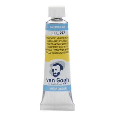 Royal Talens Van Gogh Water Colour - (.3oz/10ml) Transparent Yellow Medium