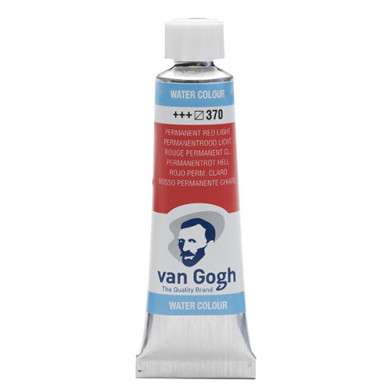 Royal Talens Van Gogh Water Colour - (.3oz/10ml) Permanent Red Light