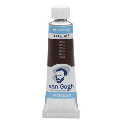 Royal Talens Van Gogh Water Colour - (.3oz/10ml) Sepia