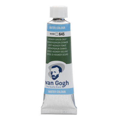 Royal Talens Van Gogh Water Colour - (.3oz/10ml) Hooker Green Deep