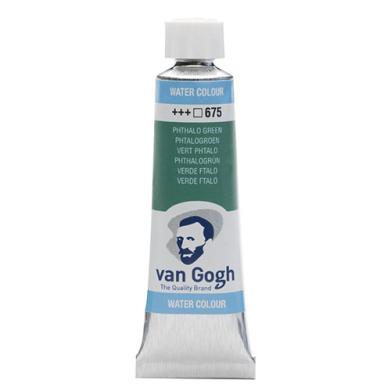 Royal Talens Van Gogh Water Colour - (.3oz/10ml) Phthalo Green