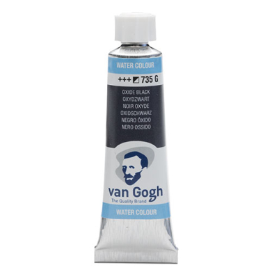Royal Talens Van Gogh Water Colour - (.3oz/10ml) Oxide Black