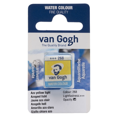 Royal Talens Van Gogh Water Colour Half Pan - Azo Yellow Light