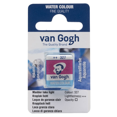 Royal Talens Van Gogh Water Colour Half Pan - Madder Lake Light