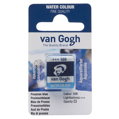 Royal Talens Van Gogh Water Colour Half Pan - Prussian Blue