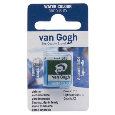 Royal Talens Van Gogh Water Colour Half Pan - Olive Green