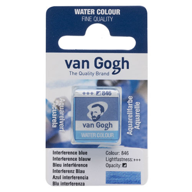 Royal Talens Van Gogh Water Colour Half Pan - Interference Blue