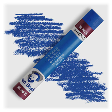Royal Talens Van Gogh Oil Pastel - Phthalo Blue 570.5