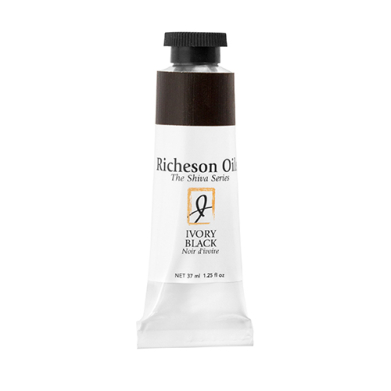 Richeson Shiva Series Oil Paint - (1.25oz/37ml) Ivory Black