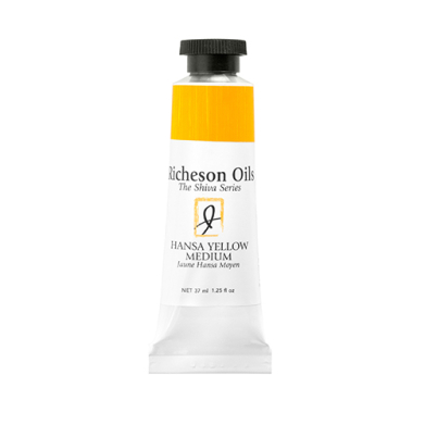 Richeson Shiva Series Oil Paint - (1.25oz/37ml) Hansa Yellow Medium
