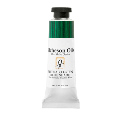 Richeson Shiva Series Oil Paint - (1.25oz/37ml) Phthalo Green Blue Shade