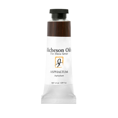 Richeson Shiva Series Oil Paint - (1.25oz/37ml) Asphaltum
