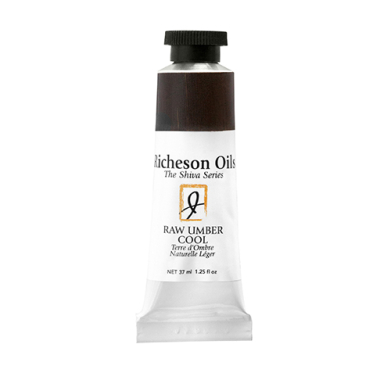 Richeson Shiva Series Oil Paint - (1.25oz/37ml) Raw Umber Cool