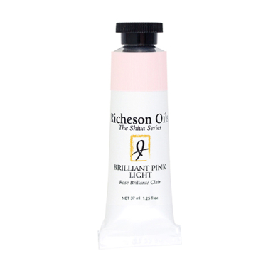Richeson Shiva Series Oil Paint - (1.25oz/37ml) Brilliant Pink Light