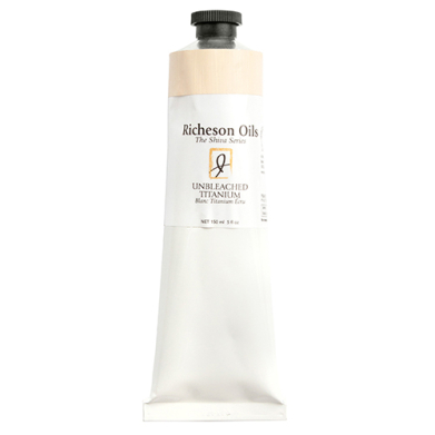 Richeson Shiva Series Oil Paint - (5oz/150ml) Unbleached Titanium
