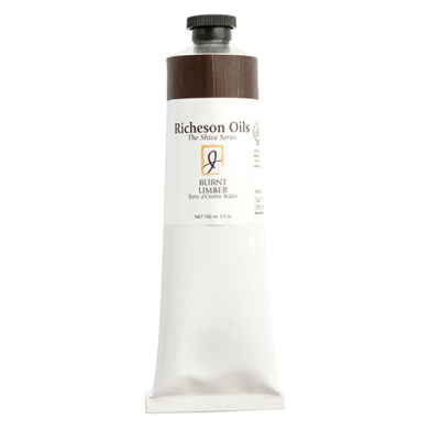 Richeson Shiva Series Oil Paint - (5oz/150ml) Burnt Umber