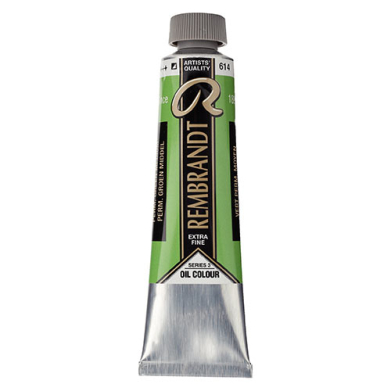 Royal Talens Rembrandt Oil Colour - (1.4oz/40ml) Permanent Green Medium
