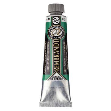 Royal Talens Rembrandt Oil Colour - (1.4oz/40ml) Cobalt Turquoise Green