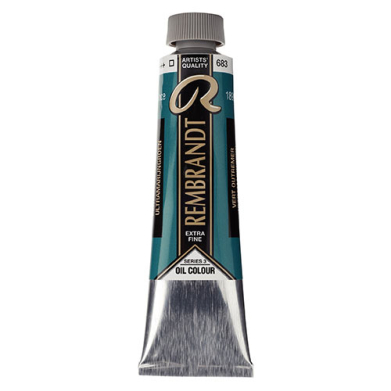 Royal Talens Rembrandt Oil Colour - (1.4oz/40ml) Ultramarine Green