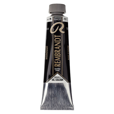 Royal Talens Rembrandt Oil Colour - (1.4oz/40ml) Ivory Black