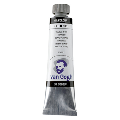 Royal Talens Van Gogh Oil Colour - (1.4oz/40ml) Titanium White