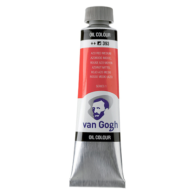 Royal Talens Van Gogh Oil Colour - (1.4oz/40ml) Azo Red Medium