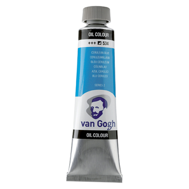 Royal Talens Van Gogh Oil Colour - (1.4oz/40ml) Cerulean Blue