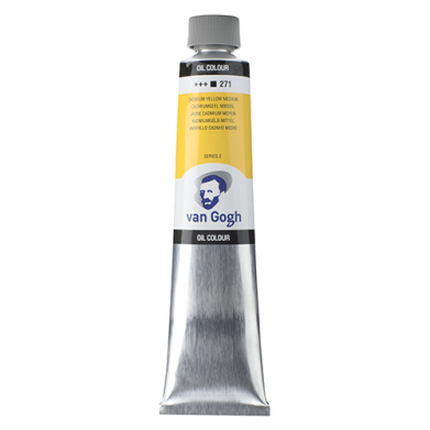 Royal Talens Van Gogh Oil Colour - (6.8oz/200ml) Cadmium Yellow Medium