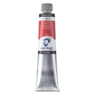 Royal Talens Van Gogh Oil Colour - (6.8oz/200ml) Cadmium Red Medium