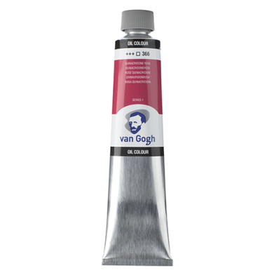 Royal Talens Van Gogh Oil Colour - (6.8oz/200ml) Quinacridone Rose