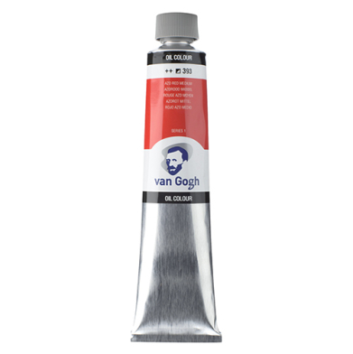 Royal Talens Van Gogh Oil Colour - (6.8oz/200ml) Azo Red Medium