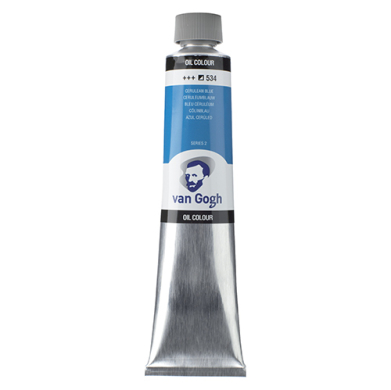 Royal Talens Van Gogh Oil Colour - (6.8oz/200ml) Cerulean Blue