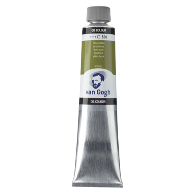 Royal Talens Van Gogh Oil Colour - (6.8oz/200ml) Permanent Olive Green