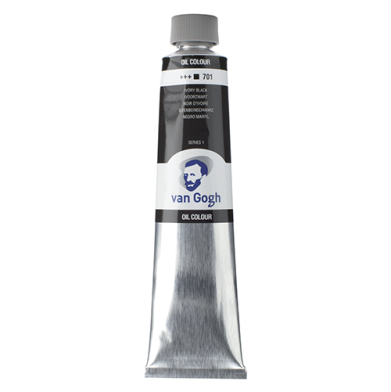 Royal Talens Van Gogh Oil Colour - (6.8oz/200ml) Ivory Black