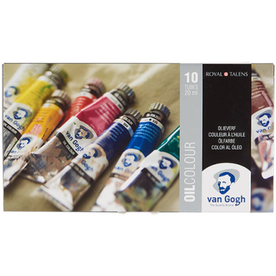 Royal Talens Van Gogh Oil Colors 0.7oz/20ml  Basic Set (10 Pack) RT02820410