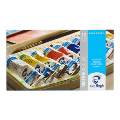 Royal Talens Van Gogh Water Color Painting Set - (12 Tubes)